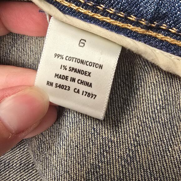 Women's Old Navy "Lowest Rise" 2007 Denim Jean Capris | Size 6 - Picture 9 of 10